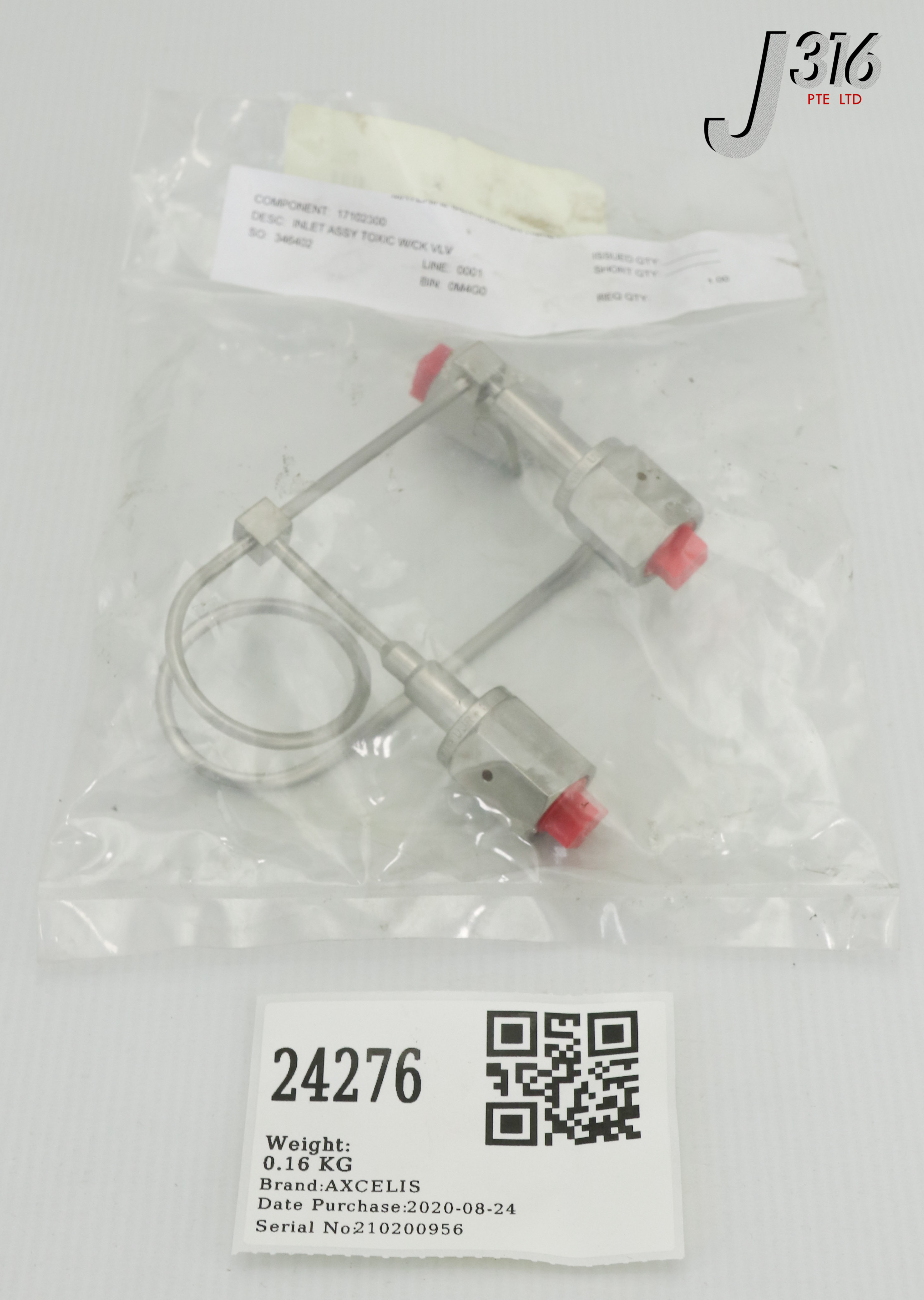 s様オーダー 24276 AXCELIS GAS BOX INLET ASSY (NEW) 17102300 | eBay